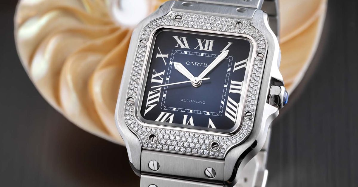 Cartier Santos W4SA0006 Strap Guide – Best Straps for the Blue Dial Diamond Bezel - Helvetus