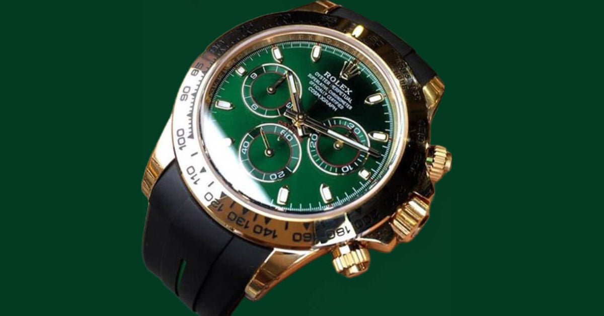 Rolex Daytona 116508 John Mayer Strap Guide and Best Rubber Picks - Helvetus