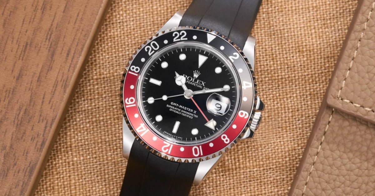 Rolex GMT-Master II 16710 Strap Guide: Best Rubber Straps for the Classic 40mm Traveler - Helvetus
