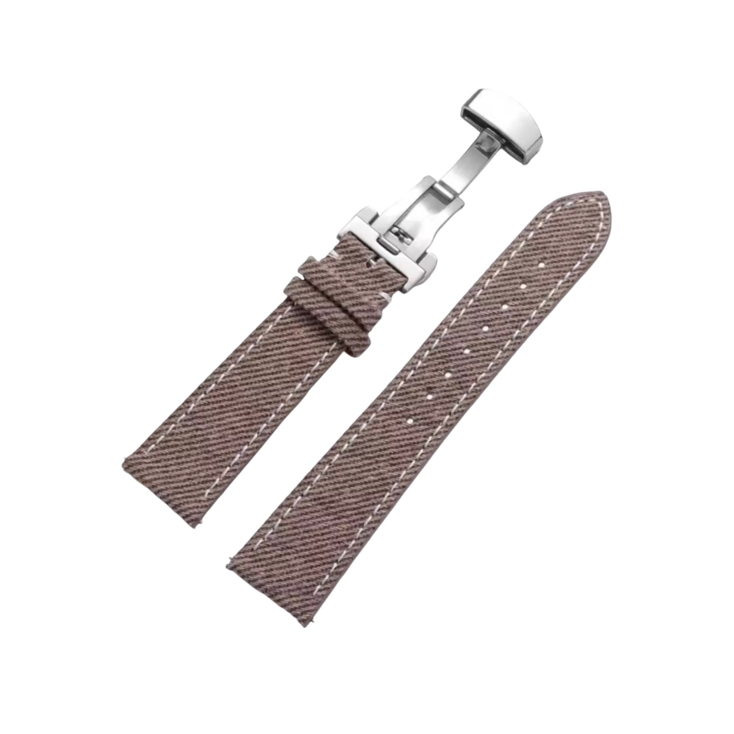 Brown Handmade Denim Watch Strap – DenimaTex™ by Helvetus® - Helvetus