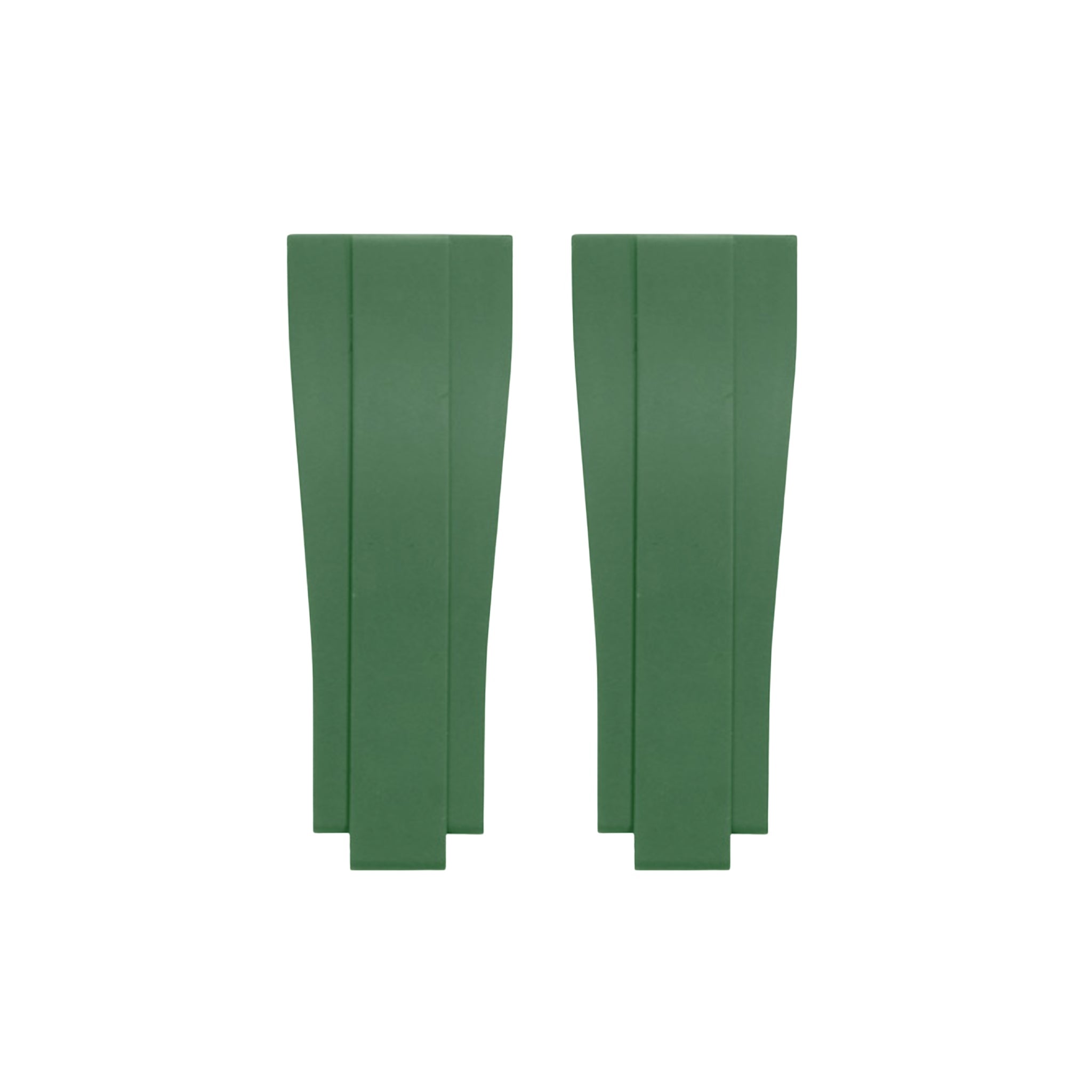 Green FKM Rubber Strap for Rolex Oysterflex – Daytona, Yacht-Master & Sky-Dweller - Helvetus