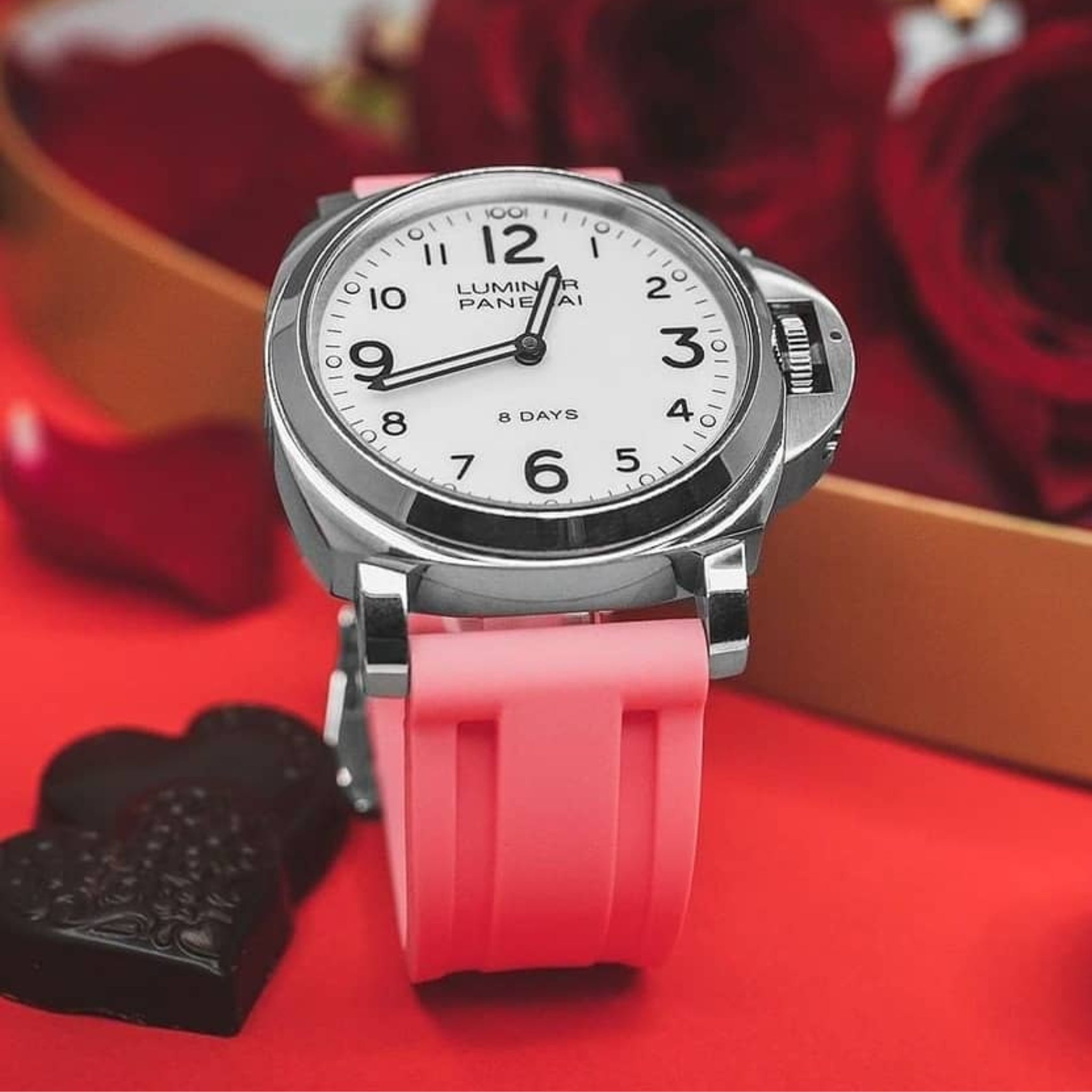 Rubber Strap - For Panerai - Pink - Helvetus
