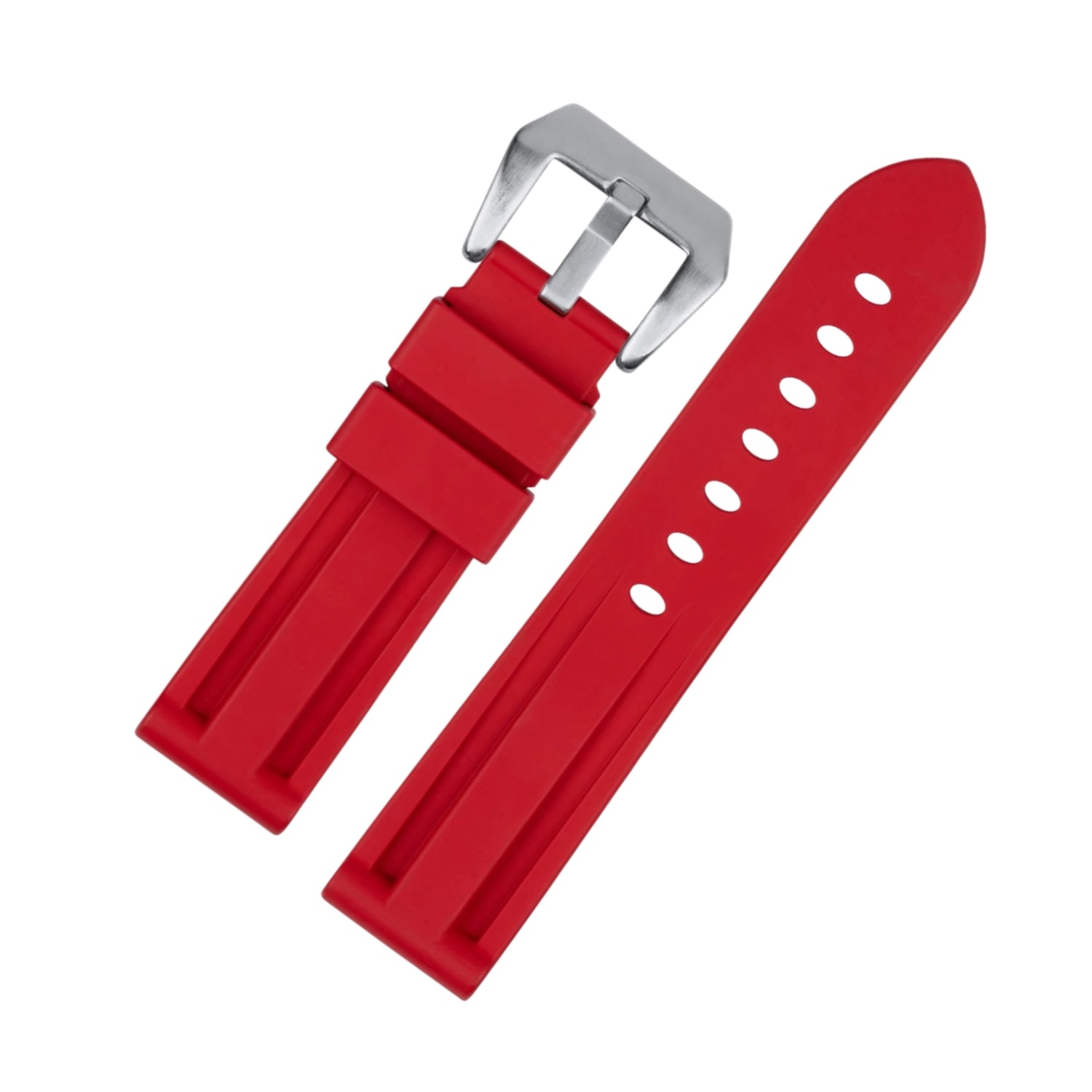 Rubber Strap - For Panerai - Red - Helvetus