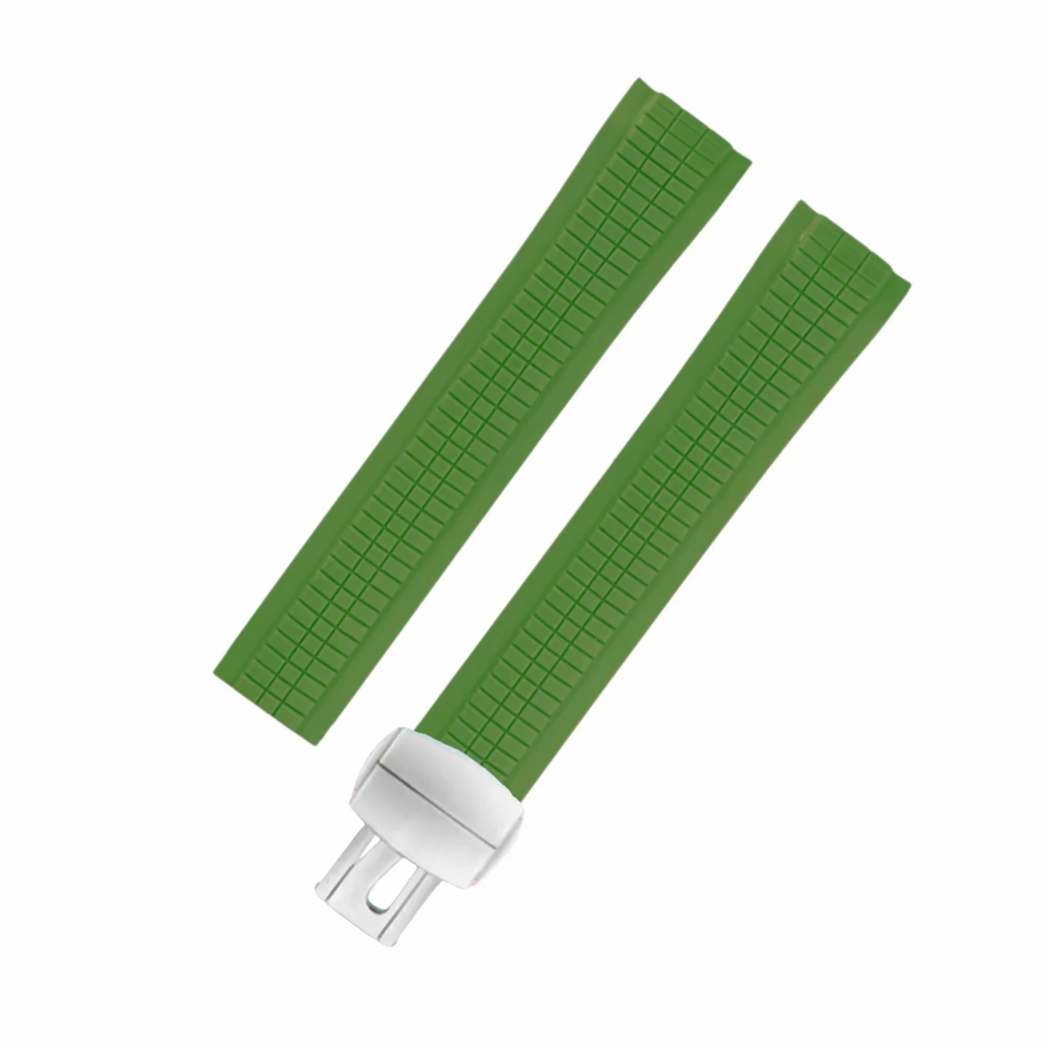 Rubber Strap - For Patek Philippe Aquanaut - Green - Helvetus