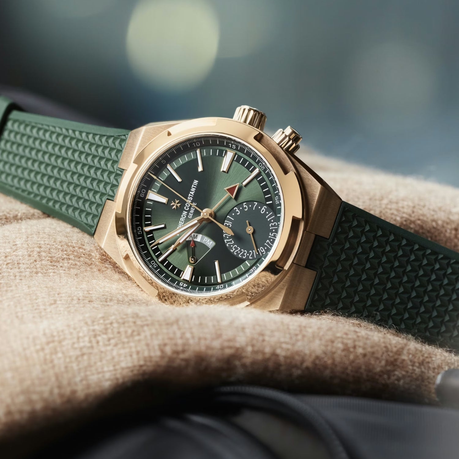 Rubber Strap - For Vacheron Constantin Overseas - Green - Helvetus