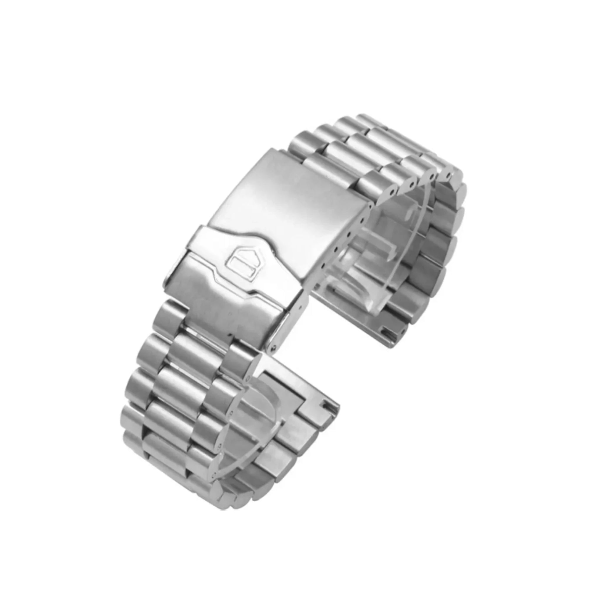 Stainless Steel Strap - For Tag Heuer Formula 1 / F1 Vintage - Silver - Helvetus