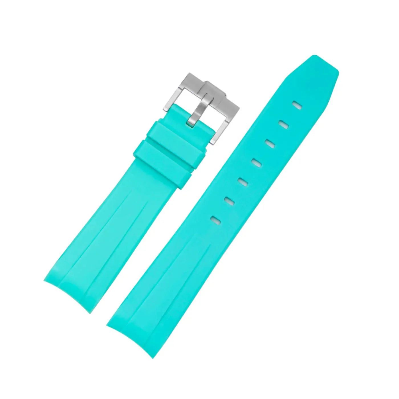 Bracelet en Caoutchouc - Pour Omega Seamaster 300 - Turquoise