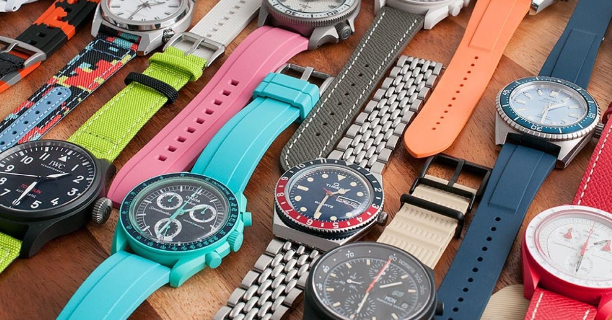 The Complete Guide to Watch Strap Materials: Rubber, Leather, Sailcloth, Alligator and More - Helvetus