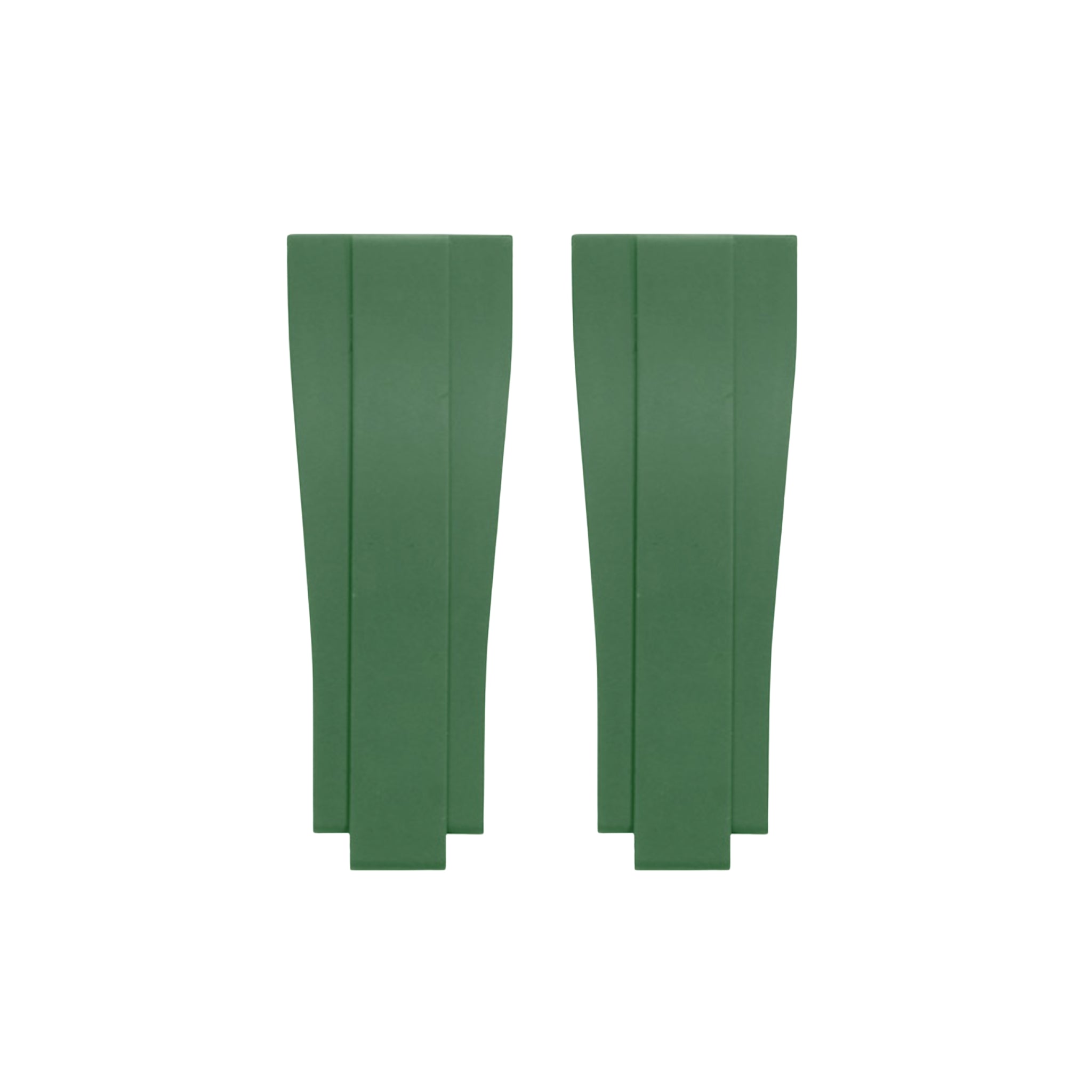 Bracelet en caoutchouc FKM vert pour Rolex Oysterflex – Daytona, Yacht-Master & Sky-Dweller