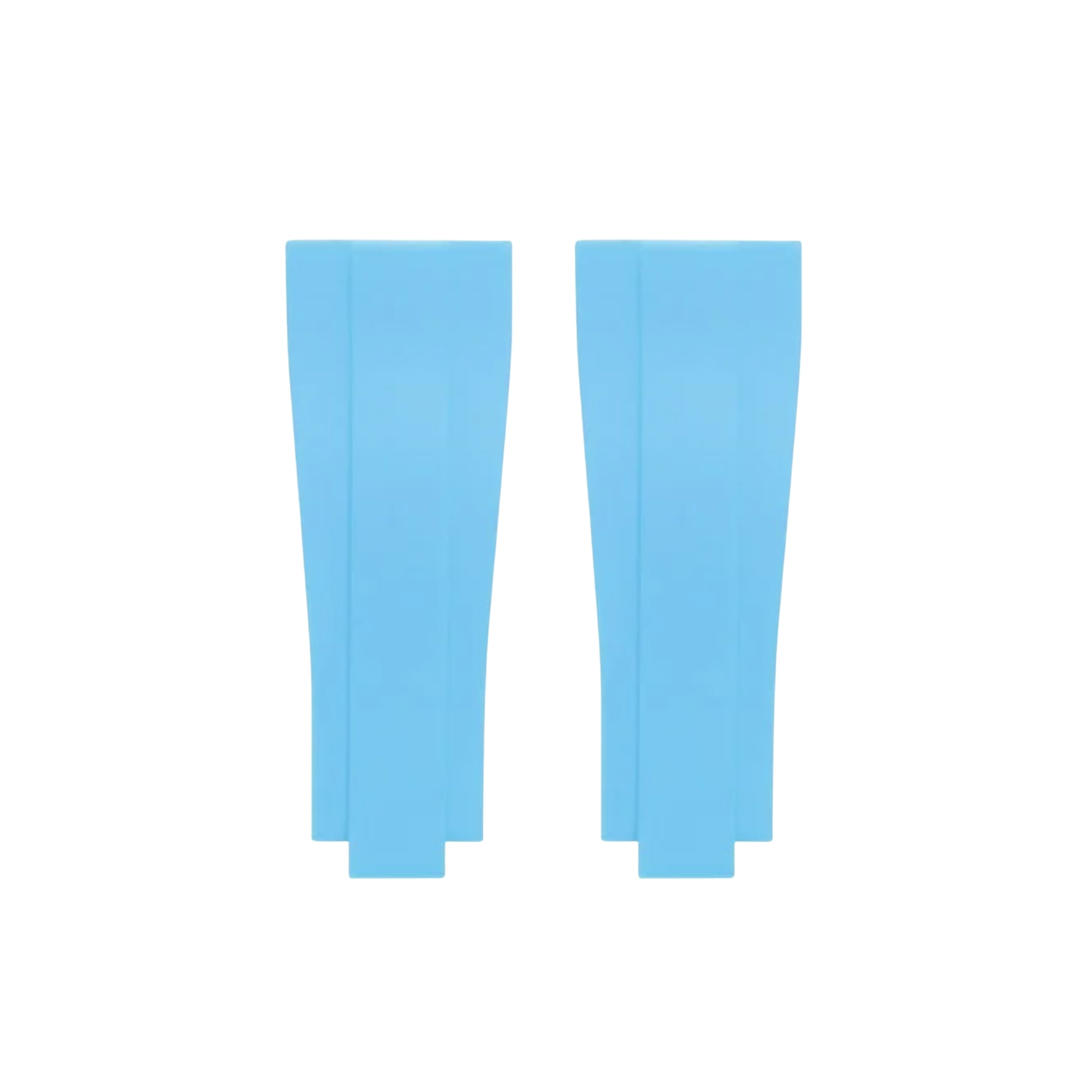 Bracelet en caoutchouc FKM bleu clair pour Rolex Oysterflex – Daytona, Yacht-Master & Sky-Dweller