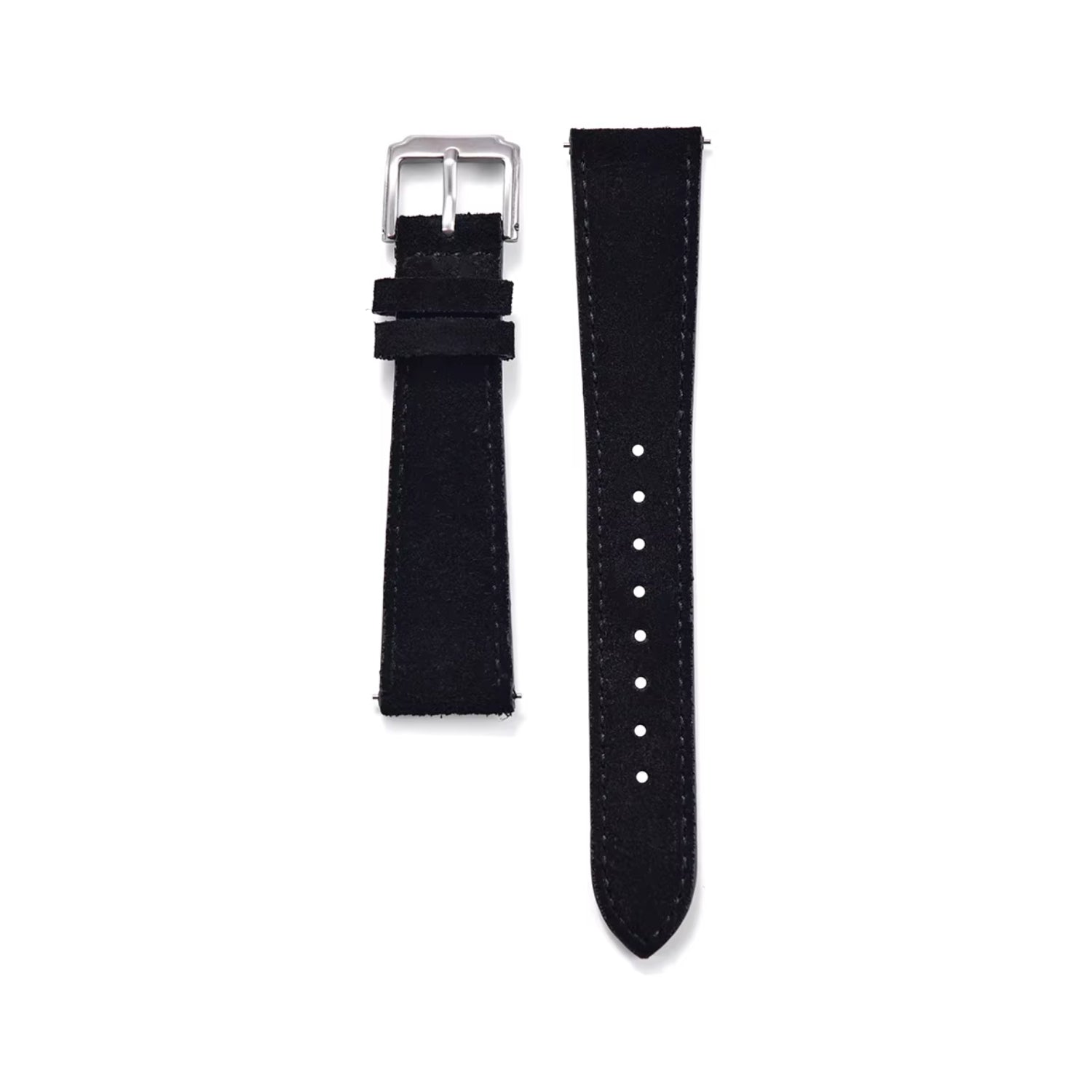 Bracelet en cuir suédé – Noir – Helvetus®