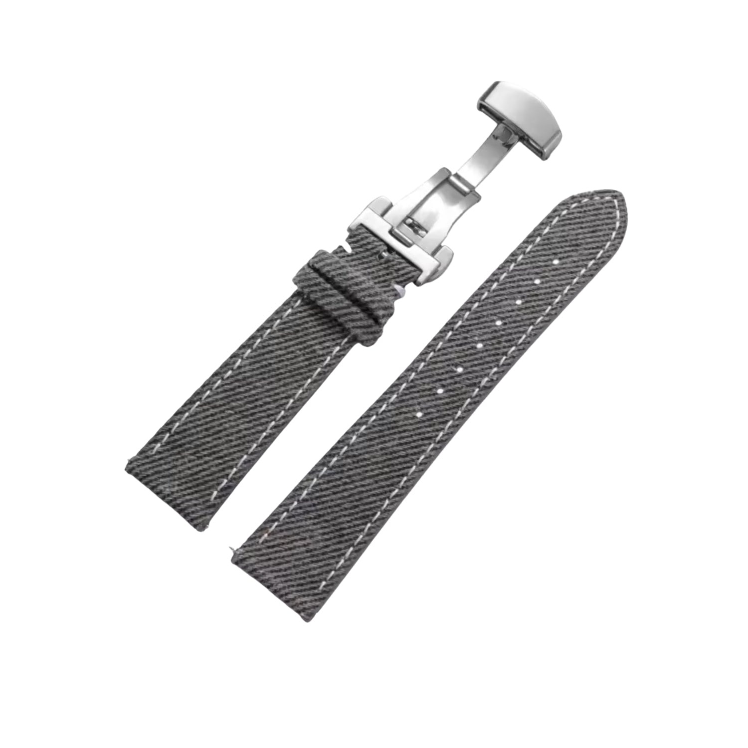 Grey Handmade Denim Watch Strap – DenimaTex™ by Helvetus® - Helvetus