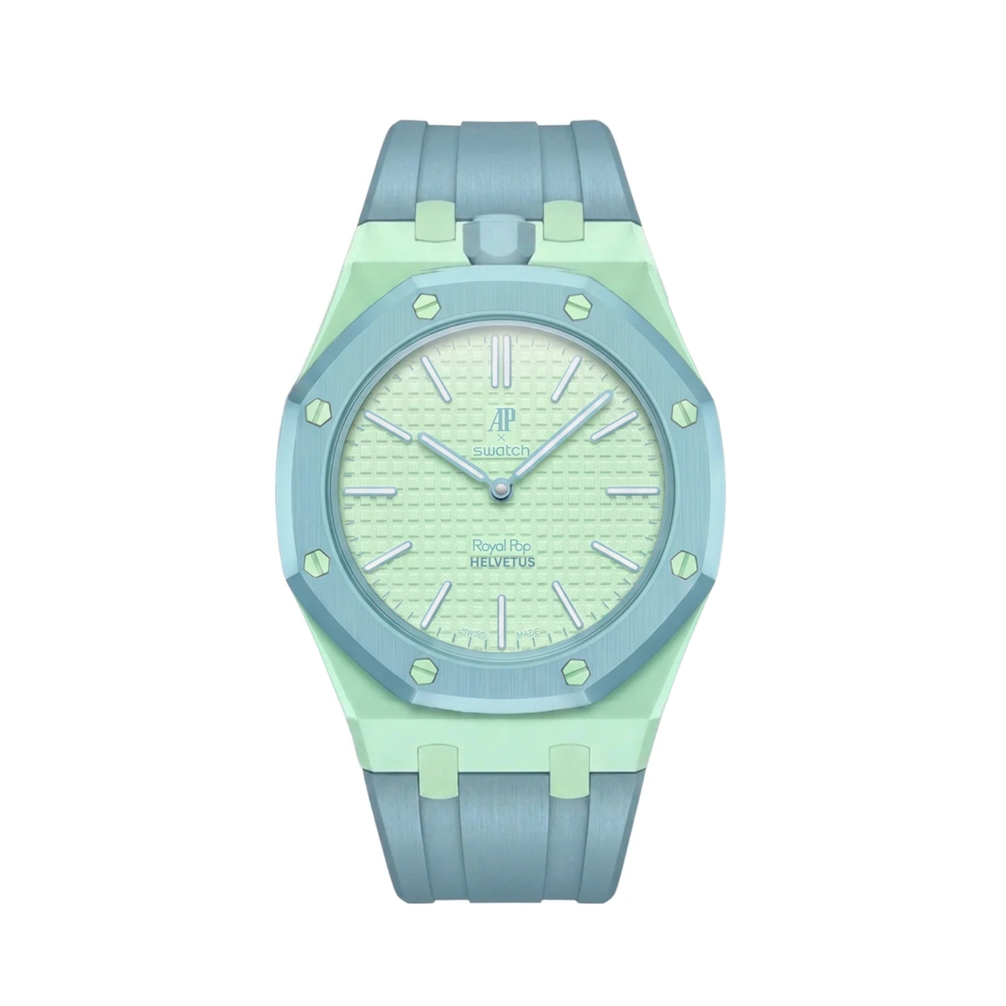 Royal Pop Wrist Strap & Case — For Blaue Acht (Lépine, Crown at 12) - Helvetus