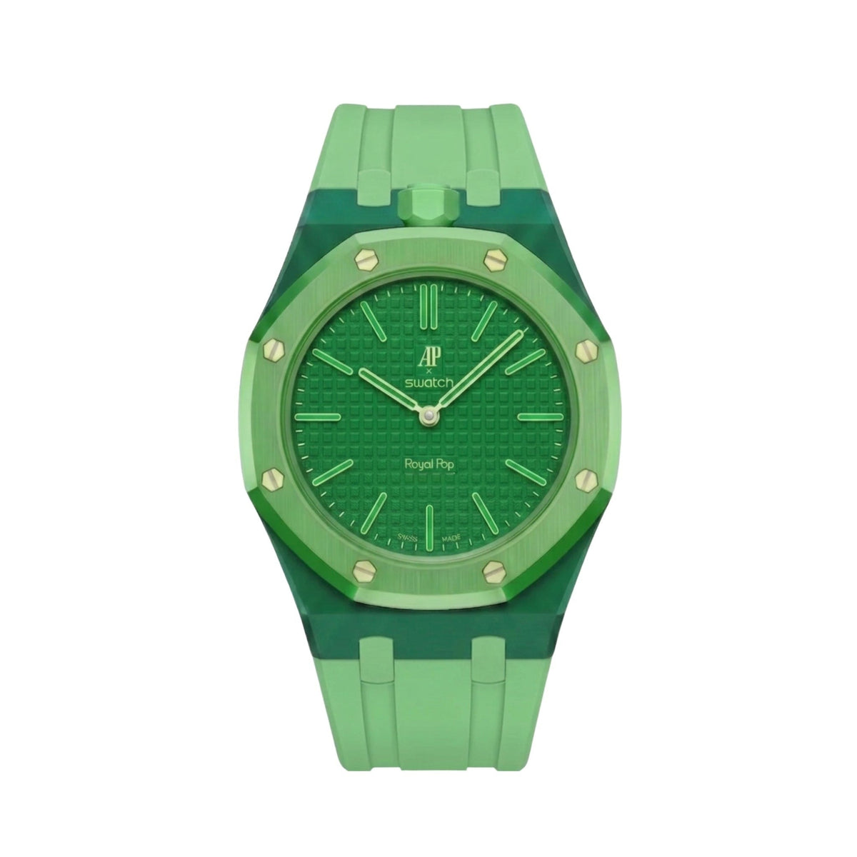 Royal Pop Wrist Strap & Case — For Green Eight (Lépine, Crown at 12) - Helvetus