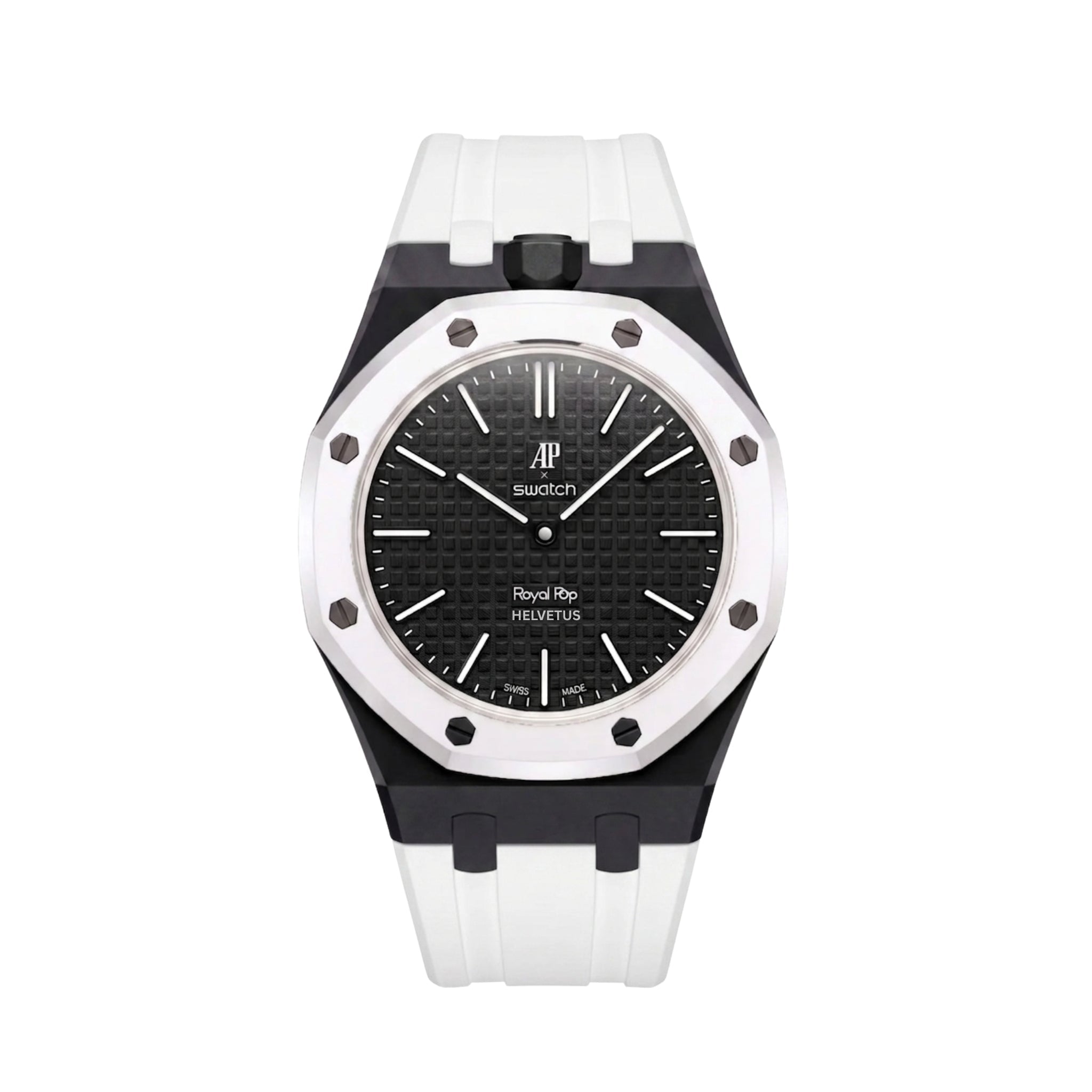 Royal Pop Wrist Strap & Case — For Ocho Negro (Lépine, Crown at 12) - Helvetus