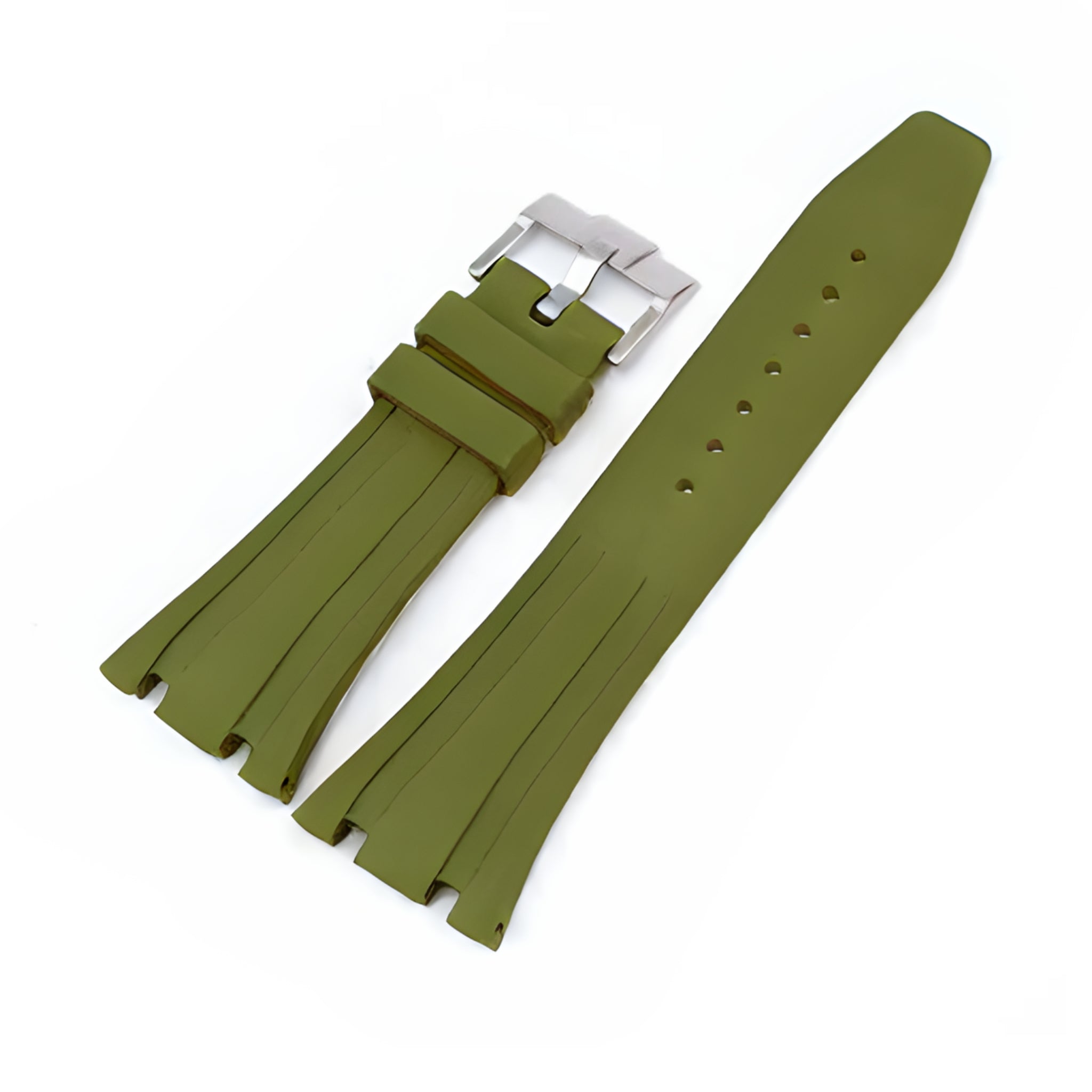 Rubber Strap - For all Audemars Piguet Royal Oak 41mm - Olive Green - Helvetus