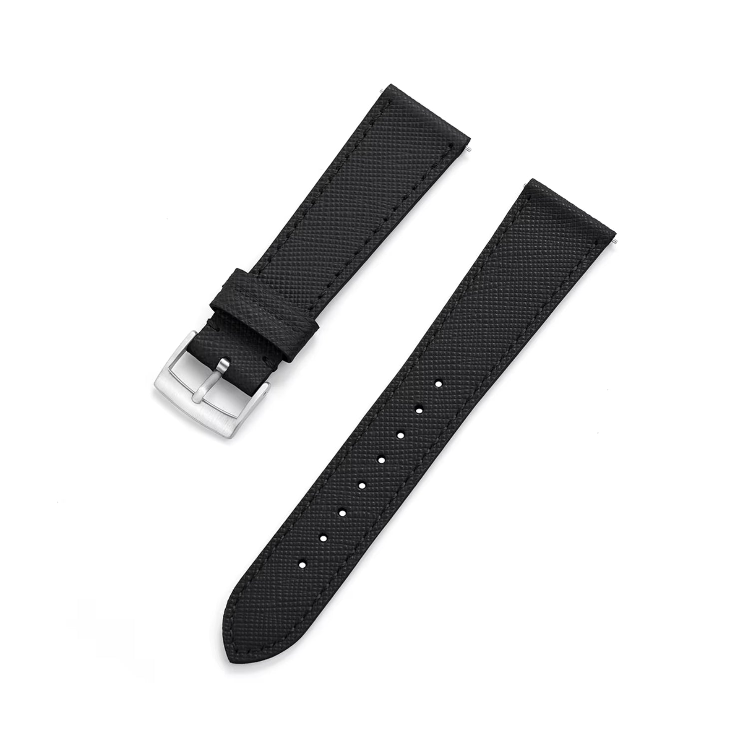 Bracelet en cuir - Noir - Design classique