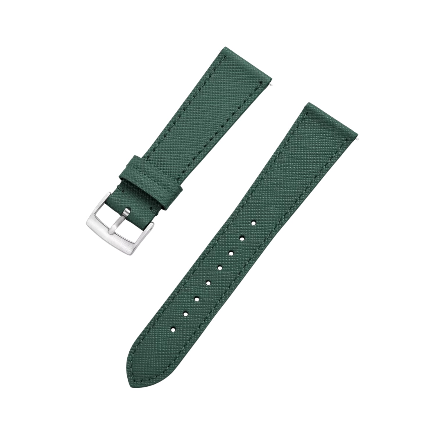 Bracelet en cuir - Vert - Design classique